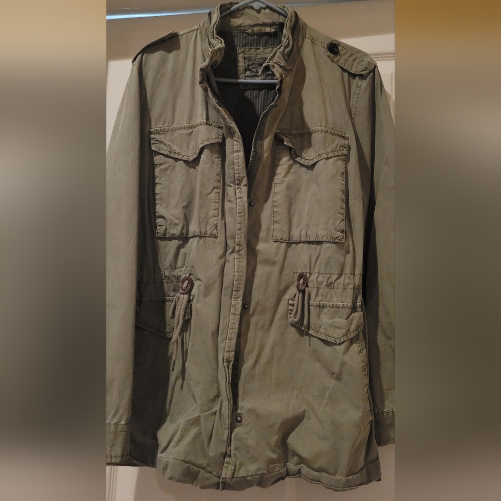 Levi's Olive Green Military Jacket